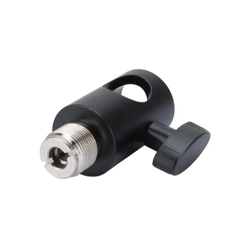 Adattatore per vite per microfono con connettore per palo luminoso CAMVATE con 1/4 "-20 femmina a 5/8"-27 maschio per asta luminosa/staffa per microfono