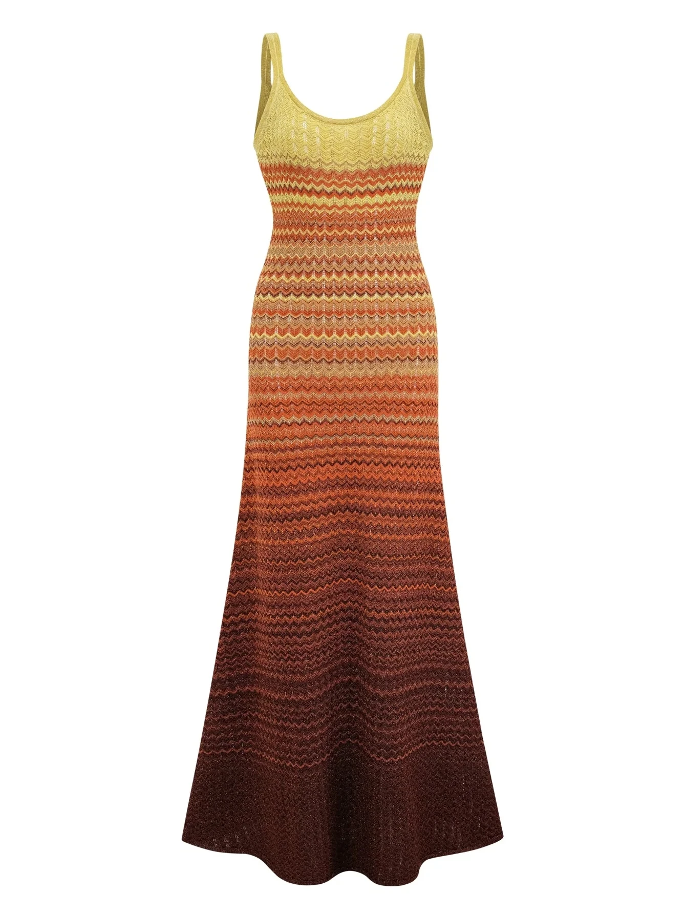 Summer Clothing In Paris - ชุดเดรสยาวปักเลื่อมสีทองสไตล์โบฮีเมียนหรูหรา แบรนด์ Zigzag Luxury Brand Paris