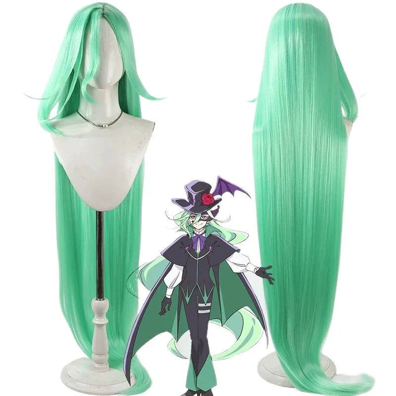 Star Detective Precure Niji Erwachsenen-Cosplay-Perücke Vorgestylte Hitzebeständige Synthetische Vollkopf-Perücke für Anime-Shows