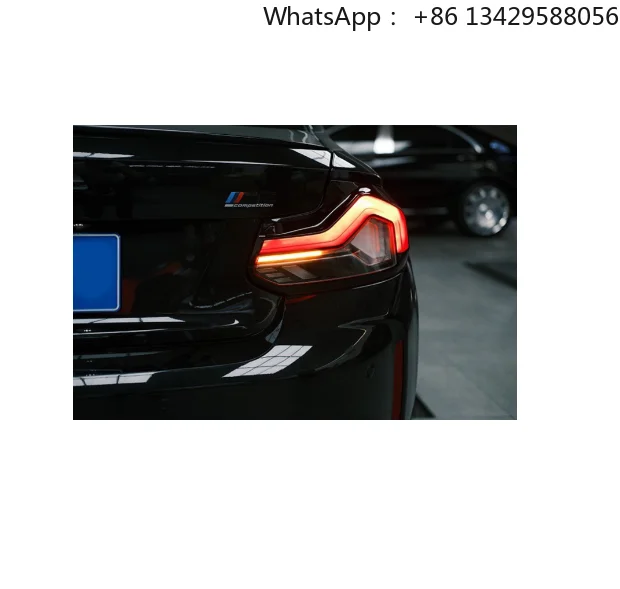 A Pair for BMW 2 Series M2C LED Taillights F22 F23 F87 Flowing Taillights 3D Taillights