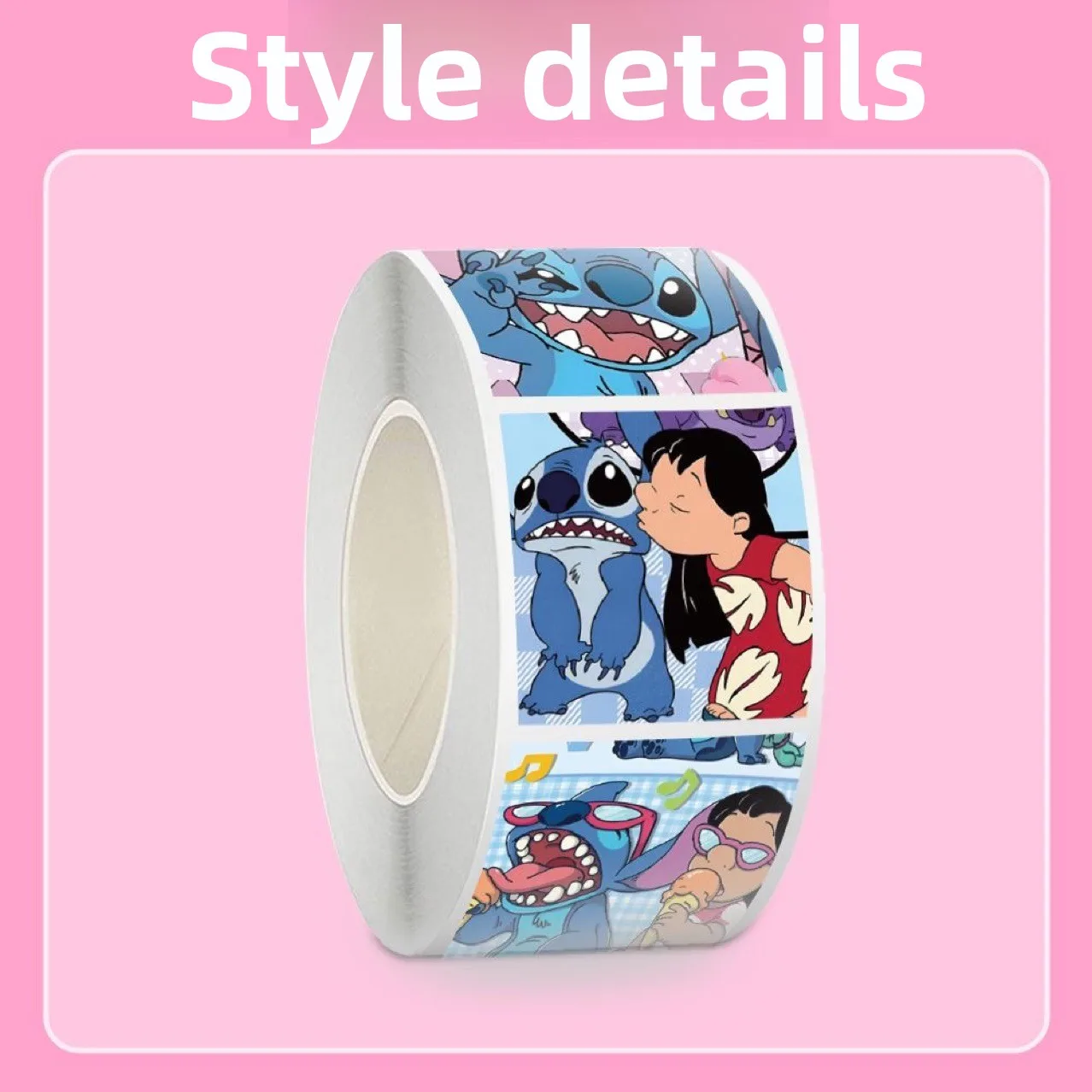 ديزني 5 أنماط من ملصقات لفة الغرزة DIY الكرتون اللوحة مجلة المواد ملصقات لاصقة شريط عزل الديكور