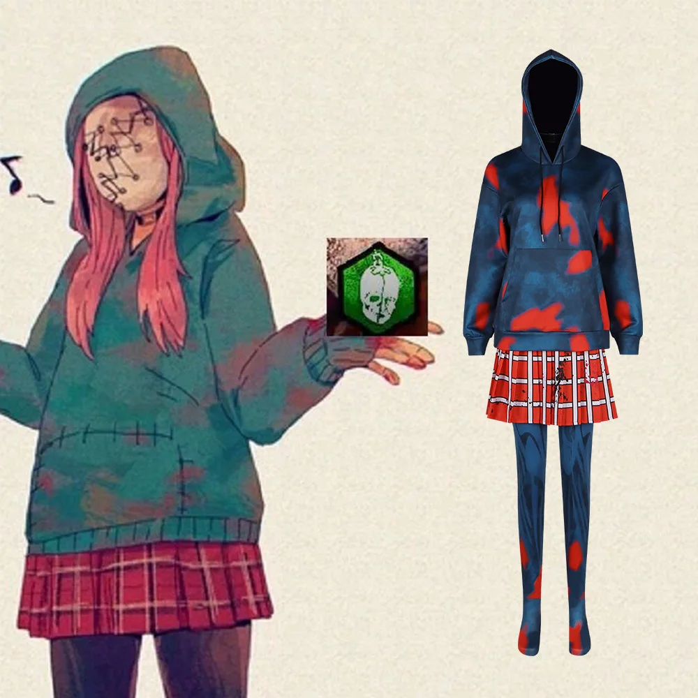 

Хэллоуин Террор Игровой Персонаж Костюм Кожа Косплей Убийца Легион Костюм Женская Традиционная Китайская Одежда