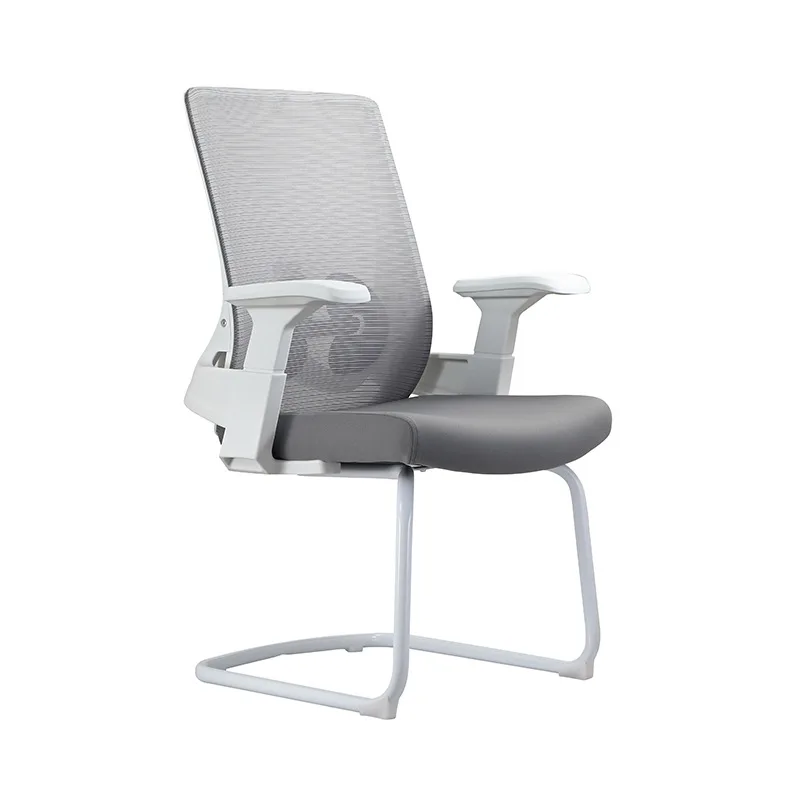 Chaise d'ordinateur de bureau ergonomique, sédentaire et confortable, avec dossier en maille respira