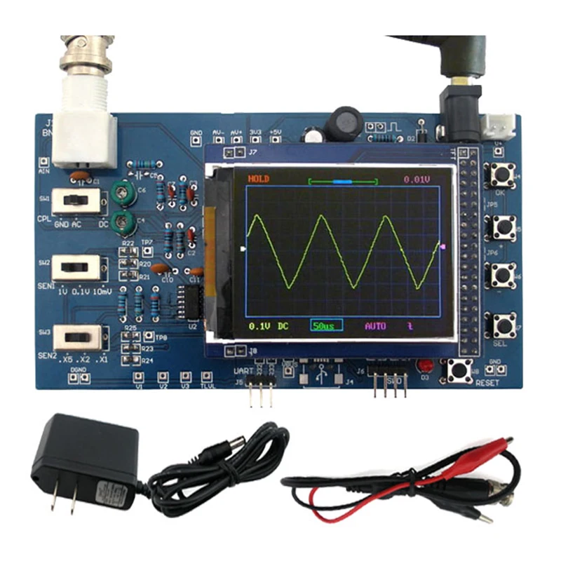 DSO138 Digital Oscilloscope DIY Kit ARM Embedded STM32F103 Electronic Fabrication of Experimental Parts