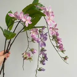 1PCS Jasmine Artificial Hanging Flowers, Luxury Silk Long Branch Indoor Home Room Decor Fake Flower For Wedding Tabel decoration