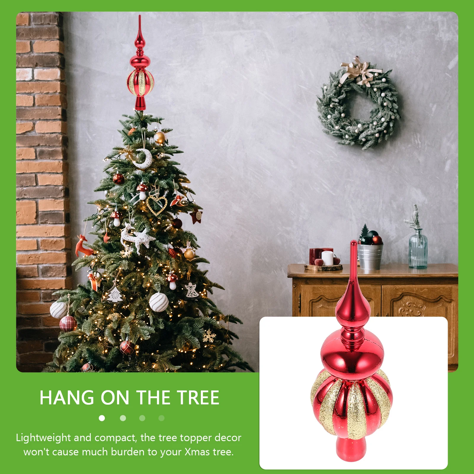 

Christmas Tree Topper Plastic Xmas Treetop Ornament Holiday Plastic Xmas Tree Topper Party Decoration Festive Supplies