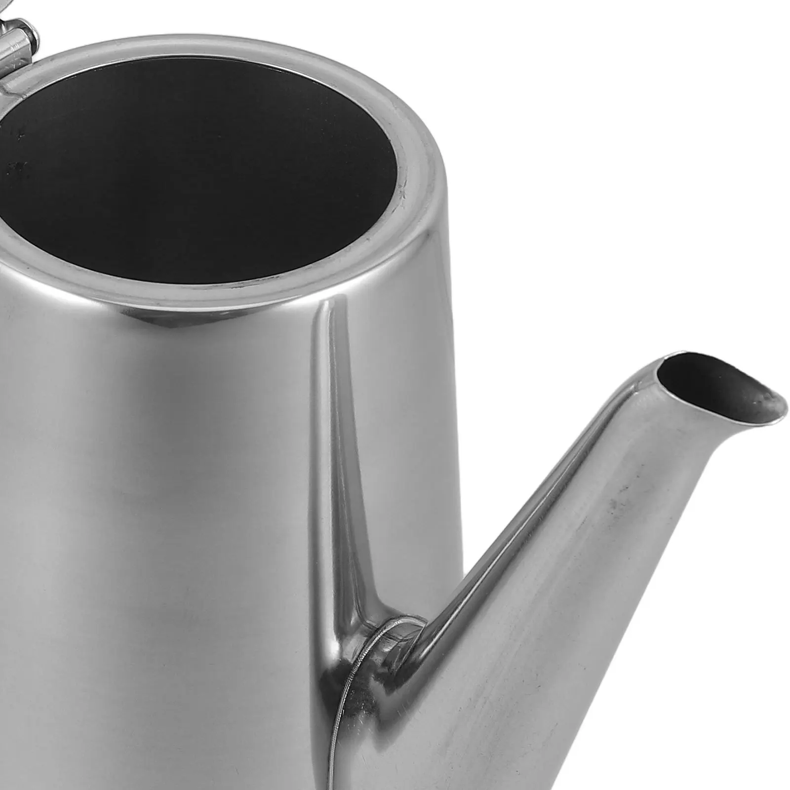 

Long Spout Cold Water Kettle Stainless Steel Tea Pot Fine Workmanship Resistant Non-Deformable Teapot For Home