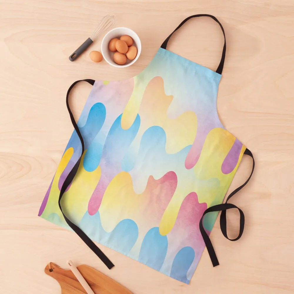 

Rainbow Spill Apron Kitchen Special Accessories Hairdressing Hairdresser Accessories Cooking kitchen utensil Apron