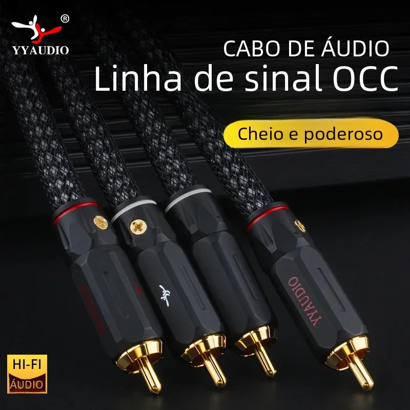 yyaudio-hifi-stereo-1-pair-occ-signal-cable-rca-cable-high-performance-premium-audio-signal-line-2rca-to-2rca-interconnect-cable