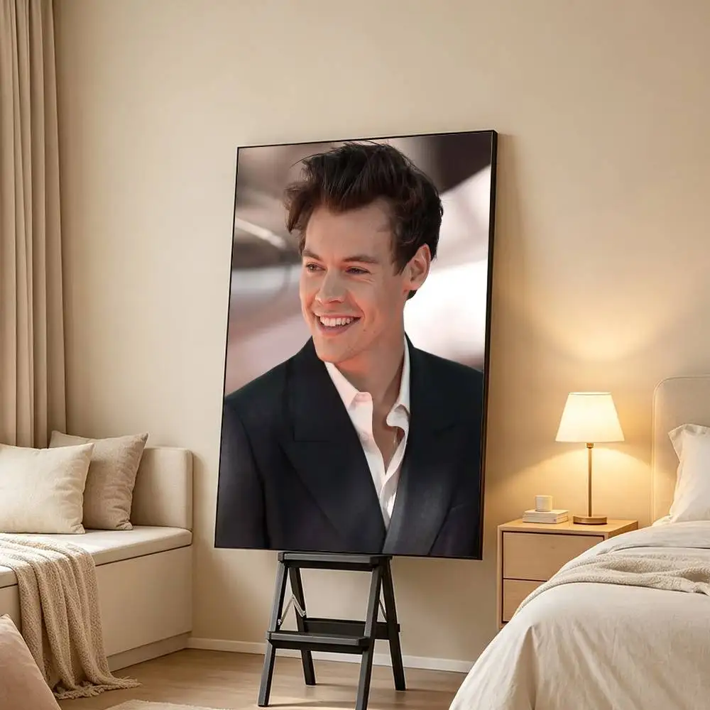 Harry Styles Folk Pop Poster Waterproof Wall Art Sticker For Bar Living Room Vintage Decor High Quality Print Gift