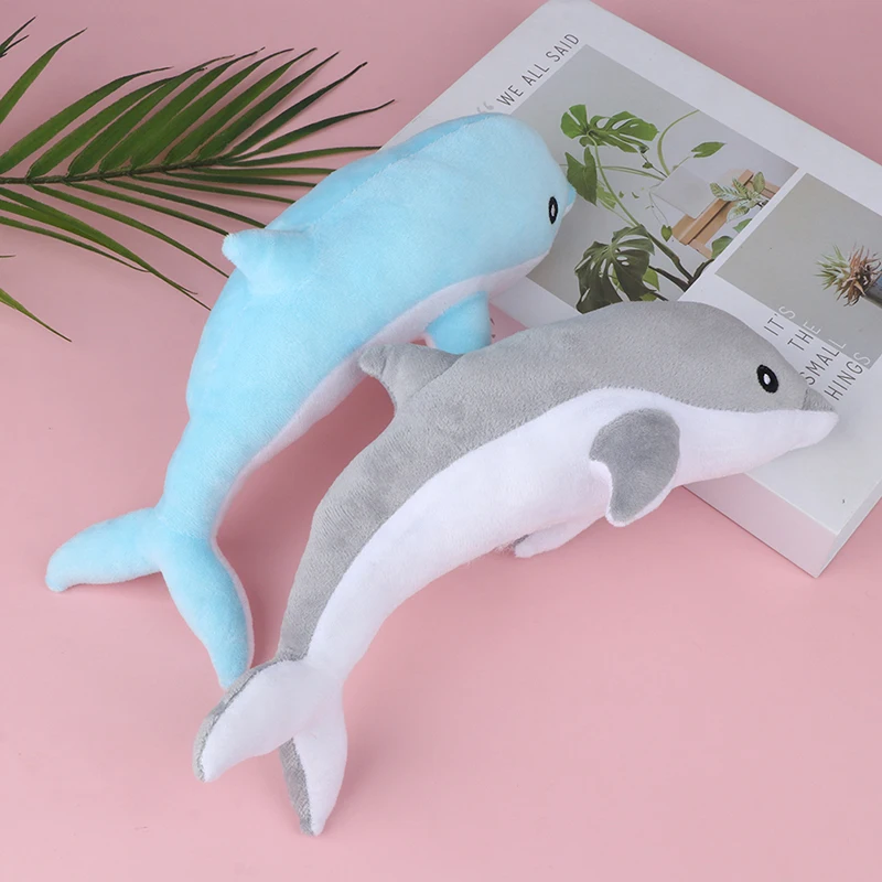 

New 30cm Lovely Dolphin Plush Toys Stuffed Soft Cute Animal Dolls Sofa Decor for Kids Children Gifts