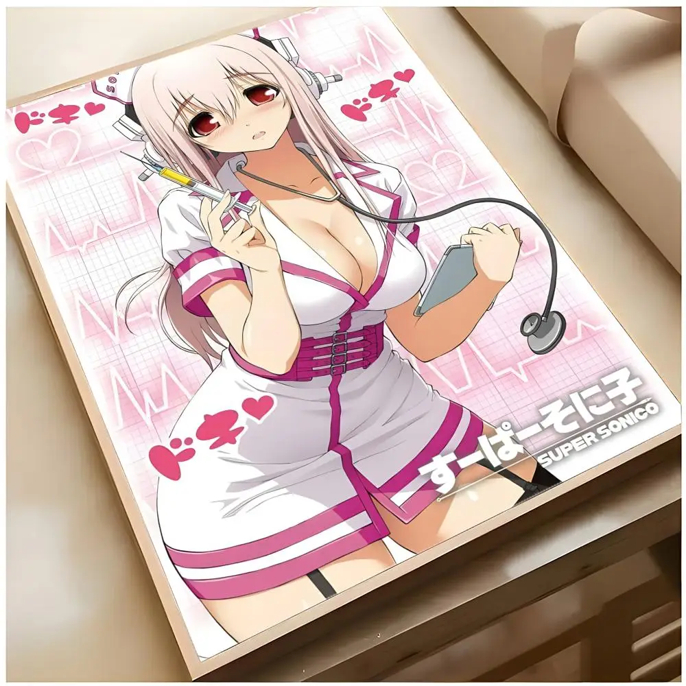 Niedlicher Anime-Charakter S-Super Sonico Poster Superior Home Space Pub Indoor Dekorative Kunst & Wohndekoration – Detail 18