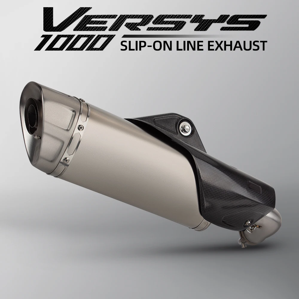 

motorcycle exhaust pipe slip on line For Kawasaki versys1000 exhaust versys 1000 2019-2023