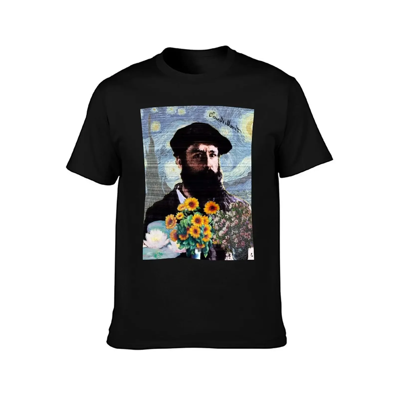 Claude Monet Mashed T-Shirt cute clothes tees anime shirts men