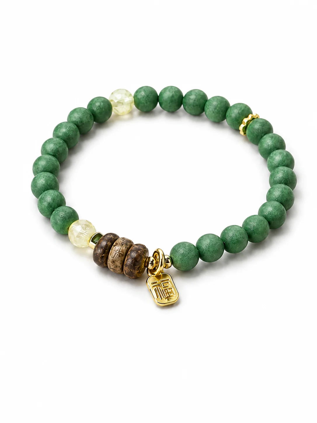 Handmade 6mm x 24 herbal scented bead bracelet  DIY retro Chinese-style elastic bracelet, suitable for both men and women