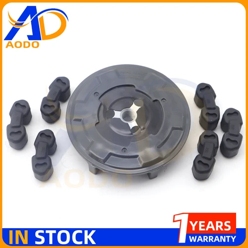 Imagen 2 del producto 7SEU17C 6SEU14C 6SEL14C 6SEU16C 5SE09C 5SL12C 5SE12C 5SEL12C AC compresor embrague Hub + goma para BMW VW Golf Passat Audi A3 A4