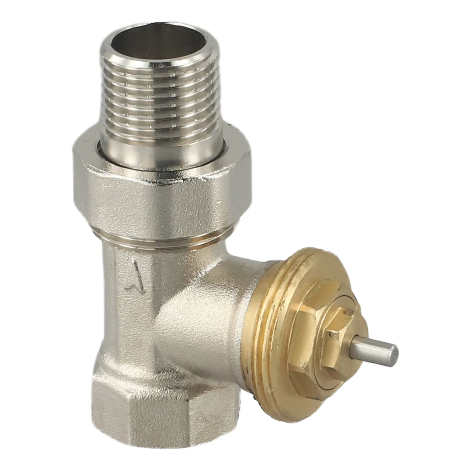 DN15 DN20 DN25 Brass Straight Radiator Valve Without Thermostatic Head Temperature Controller Valve For HVAC System