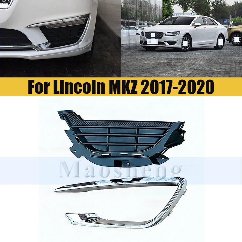 

Foglight Bezel Base For Lincoln MKZ 2017-2020 Fog Light Bezel Base Front Fog Light Cover Fog Lamp Bezel Base