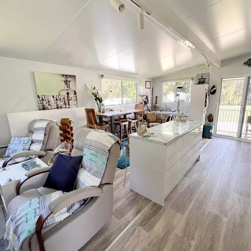 Expandable Container House Prefab Homes 40ft Luxury Configuration Fully Equipped Granny Flat House 2bedroom for Sale