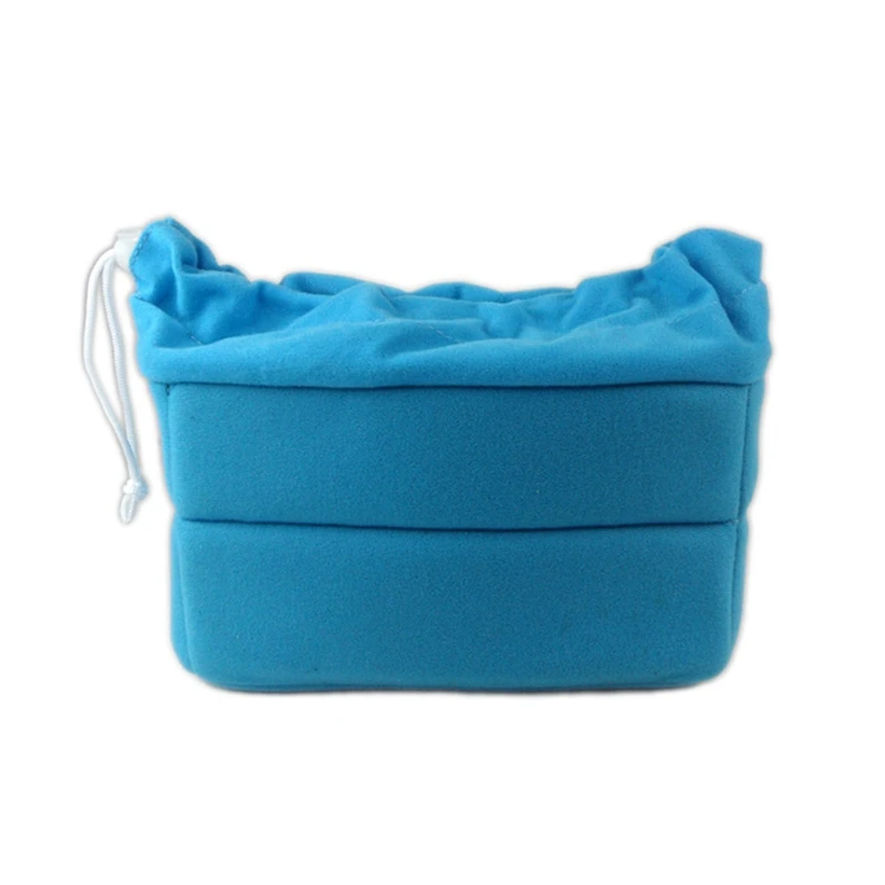 Сумка для фотоаппарата Сумка-вставка для камеры с регулируемым перегородкой на шнурке Мягкая сумка для объектива камеры для Nikon, Canon, Sony