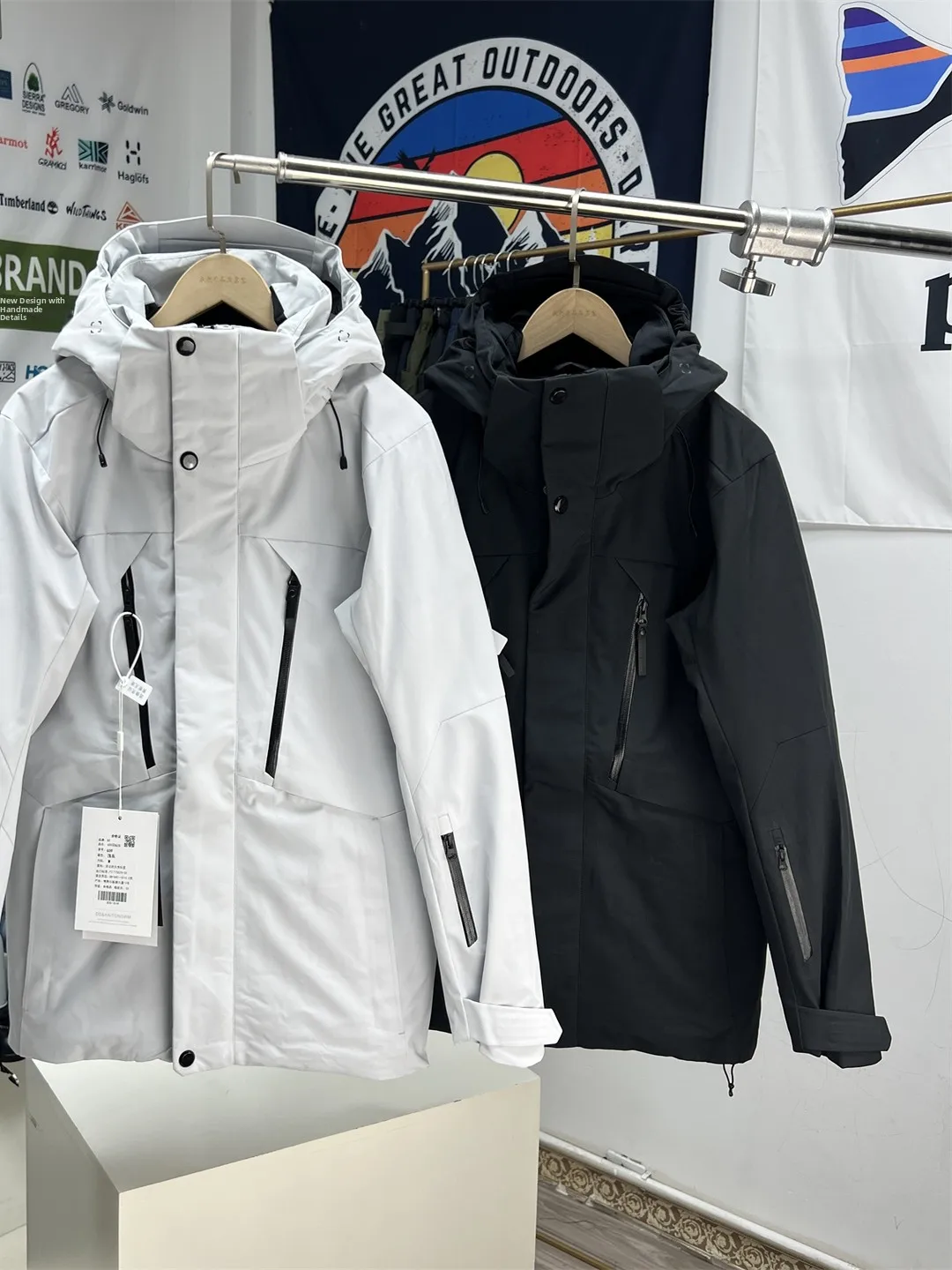 

Outdoor Winter down Jaet Waterproof Windproof Warm Snowboard Clothes Youth Casual Faion Polyester Fabric Zipper Closure