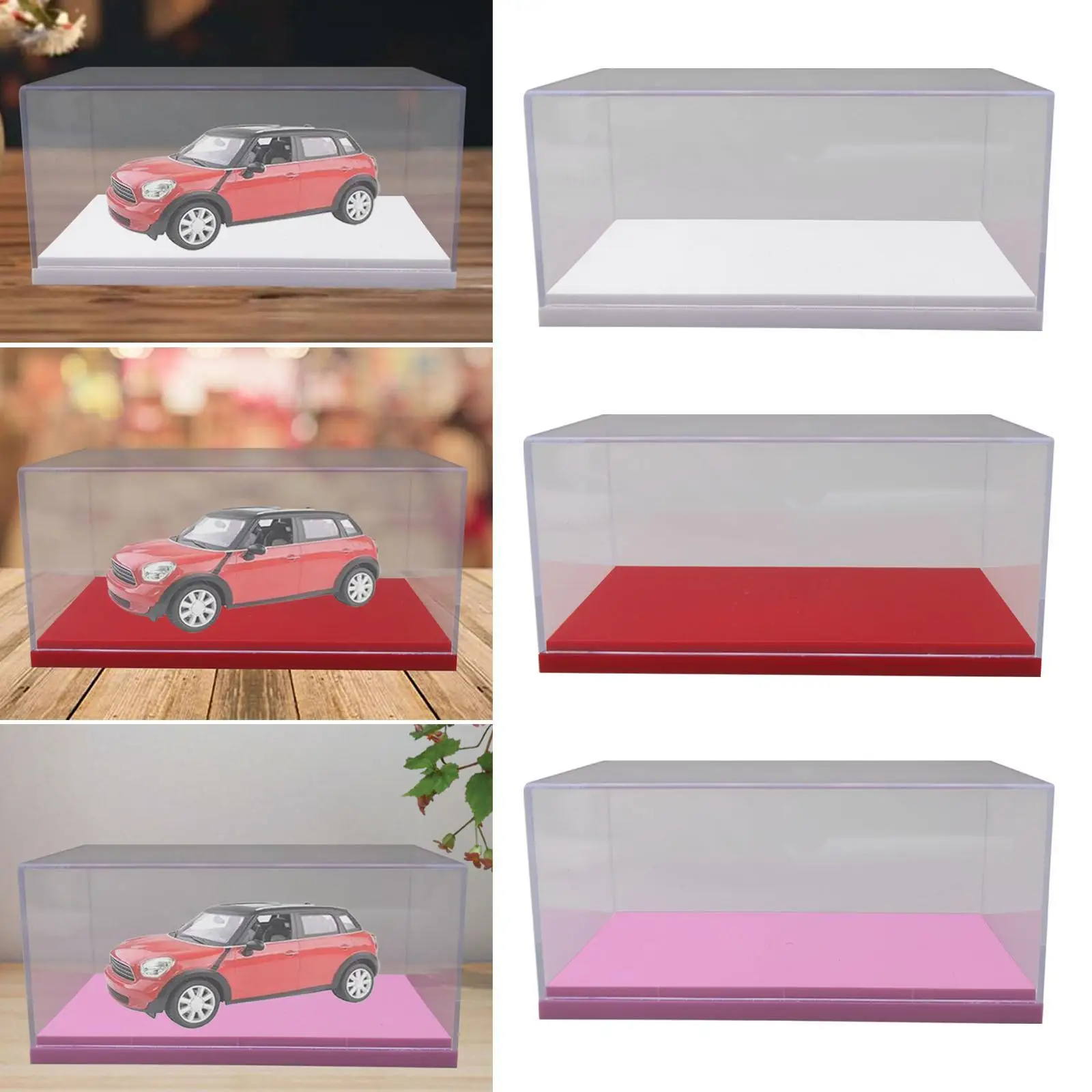 1:64 Toy Cars Showcase Collections Case for Souvenirs Protection Storage Toys