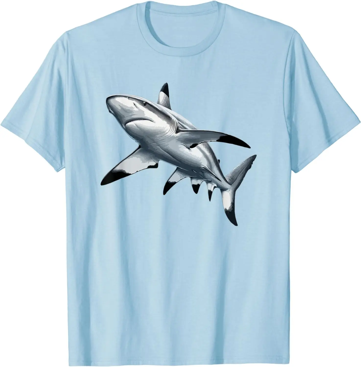 New Summer 2024 Shark Graphic Creature Lover Vintage Black Tip Reef Shark T-shirt