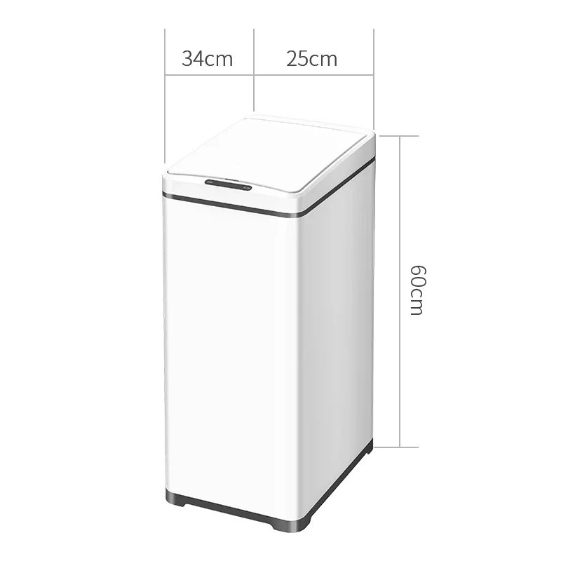 42L Narrow Design Smart Bin Large Capacity Sensor Can   Dual Dustbin