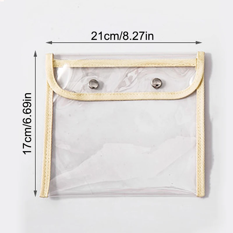 1 шт., прозрачная косметичка, сумка для хранения из ПВХ, студенческий чехол для канцелярских принадлежностей, большая вместительная косметичка-органайзер, дорожная косметичка