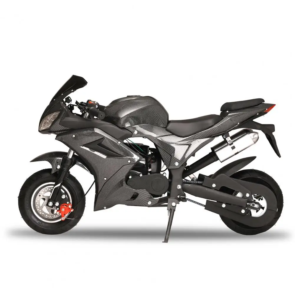 49cc 4-Stroke Pocket Rocket Motorcycle, Mini Motorcycle, Gas Pocket Motorbike with Front Rear Disc Brakes