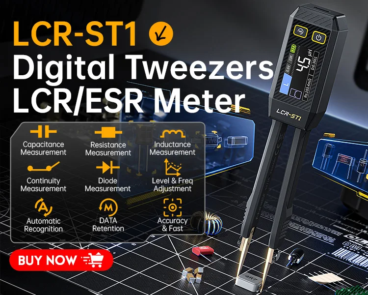 ARCELI LCR-T7 Transistor Tester TFT Diode Triode Capacitance Meter LCR ESR Meter