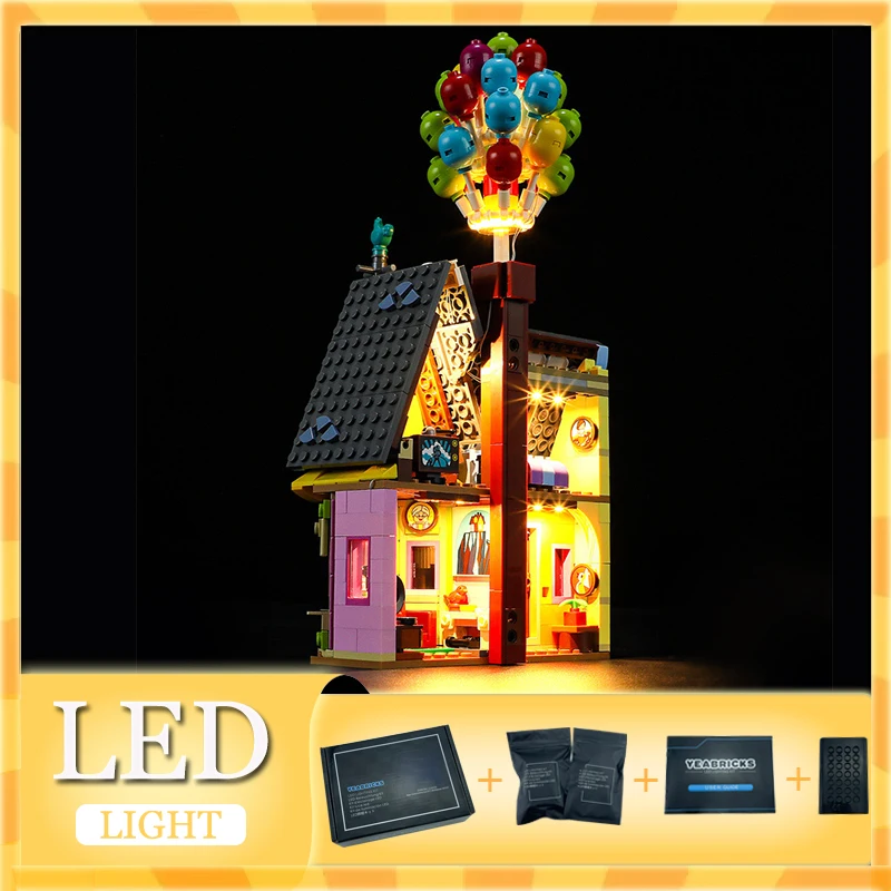 DIY LED Light Kit For LEGO 43217 UP HOUSE Block Model ( Only LED Light,Without Blocks Model)