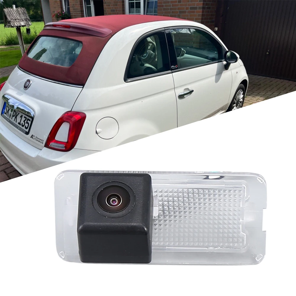 

car reverse camera for Fiat 500 Abarth 500C 595C 695C 312C Linea 500X 2007-2020 Convertible E-Sport Lounge Pop Lounge HatchbacK