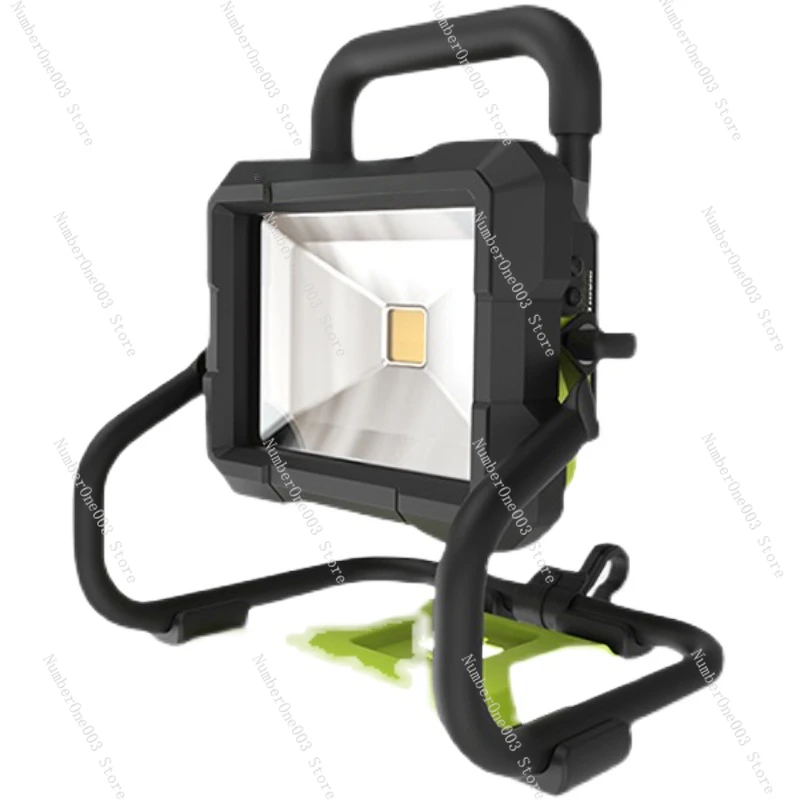 Portable Rechargeable LED Spotlight, Lithium Battery, Multifunctional Outdoor Lighting, 026