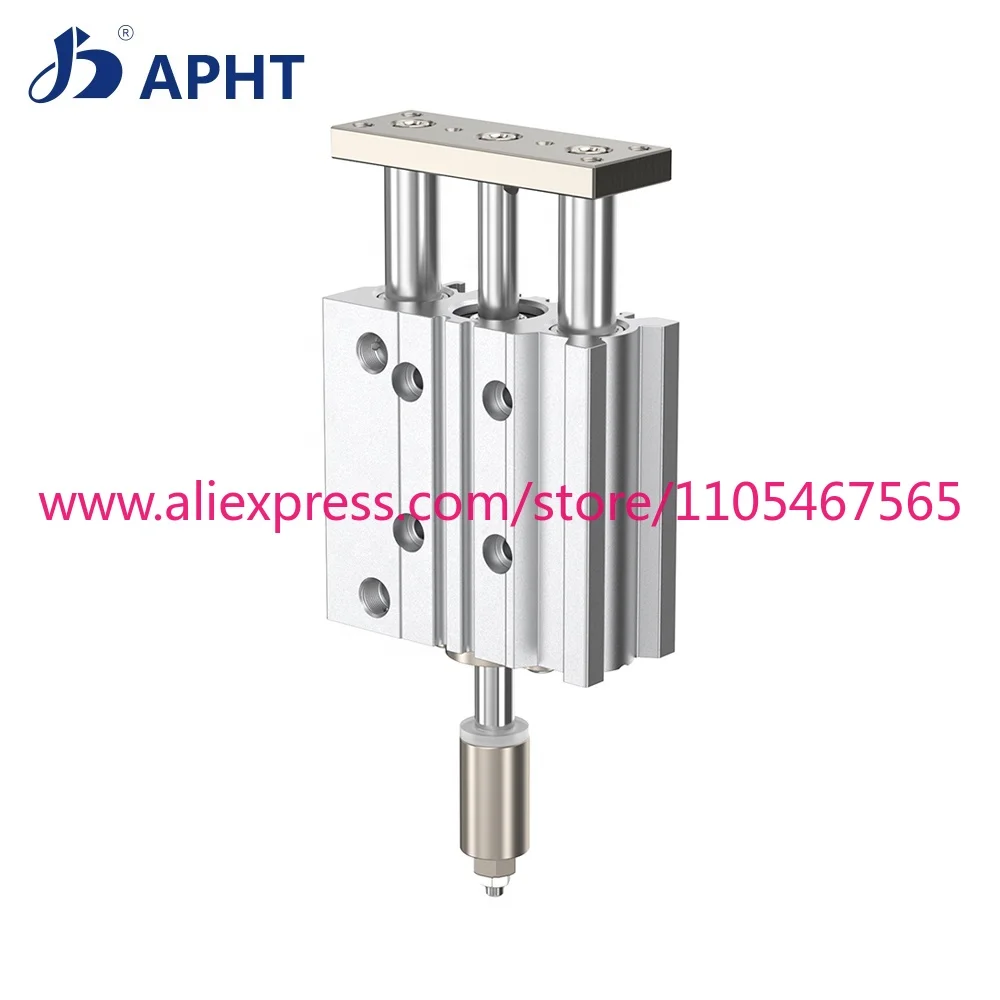 APHT MGPMJ/TCM Series High Precision Three-Axis Cylinder Guide New Automatic Multifunctional Complex Pneumatic Parts