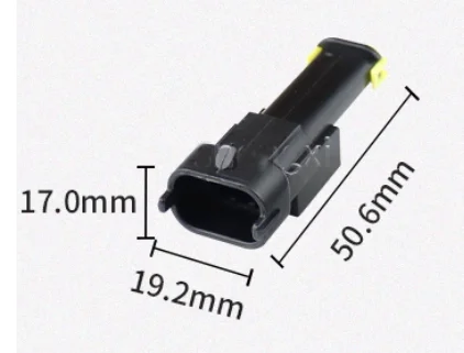 

2-контактный 1928404072 1928403137, женский разъем Common Rail дизельного инжектора, автомобильный разъем для Bosch