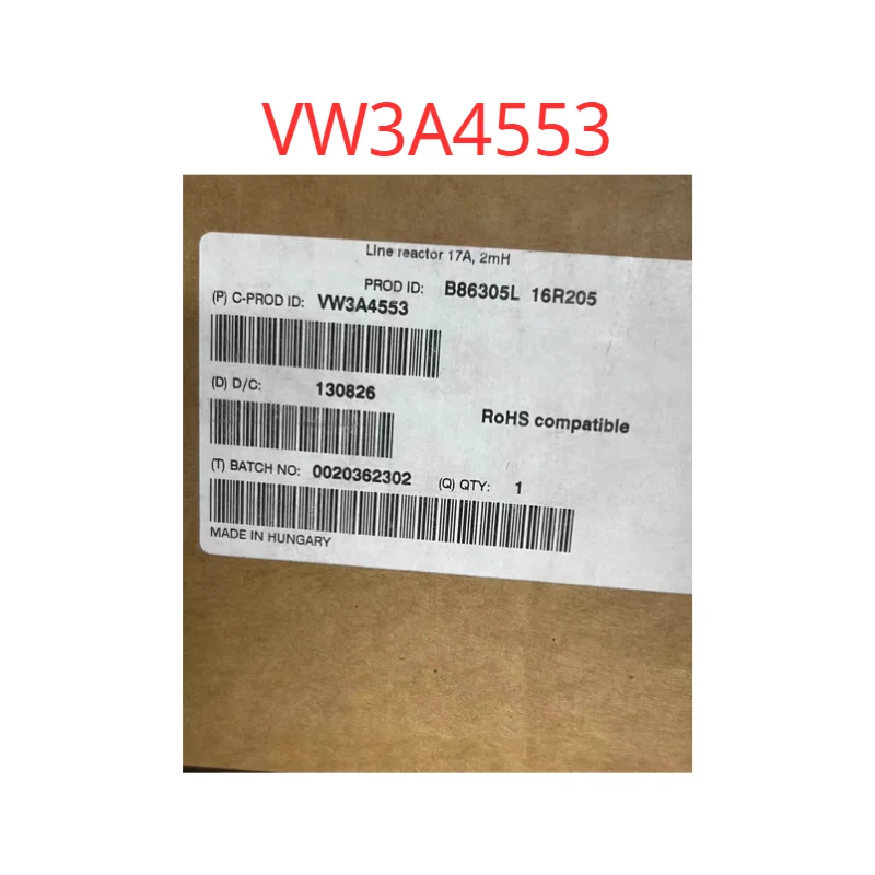 

Новый и оригинальный реактор VW3A4553