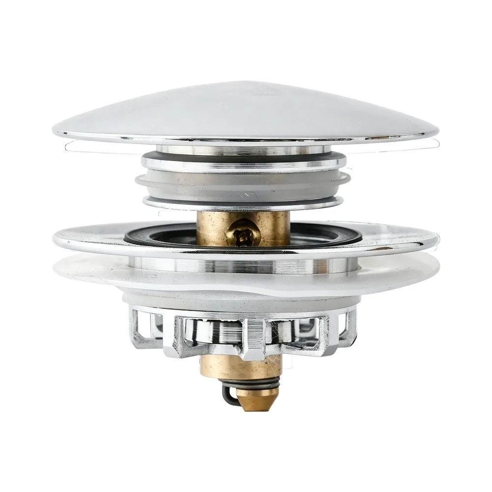 Copper Construction Drain Strainer for Bathtubs Replaces Lift and Turn Stopper Models in Residential Installations