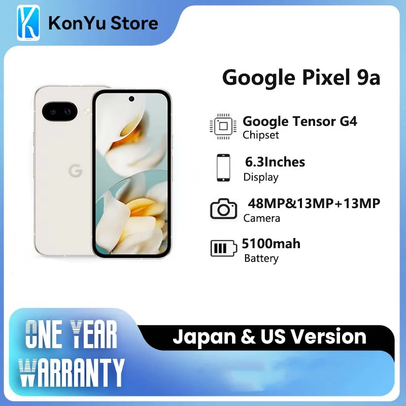 Global New Google Pixel 9a 6.3