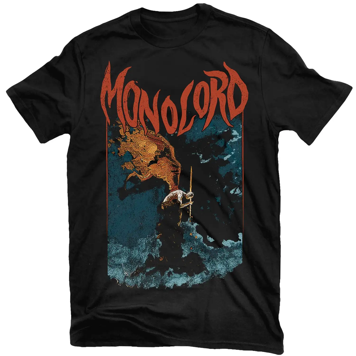 Monolord  Neverending  Band Graphic Tee 100% Cotton Round Neck Casual Unisex T-shirt Summer Top