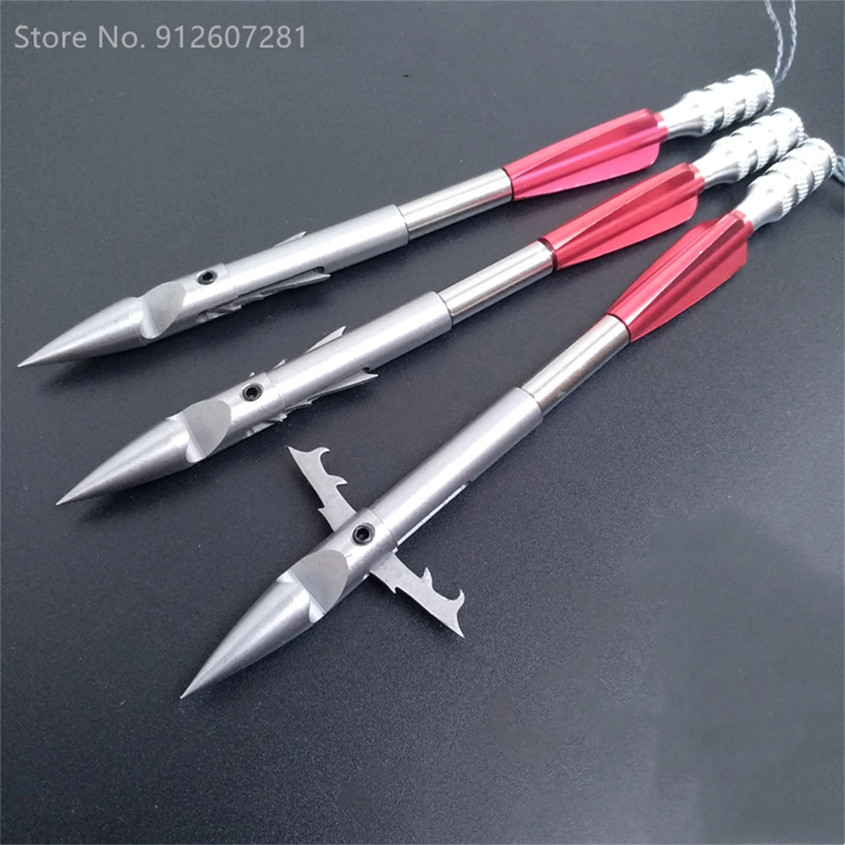 

12pcs Fish dart hunting shooting catapult darts fishing gear stainless steel arrow slingshot accessories