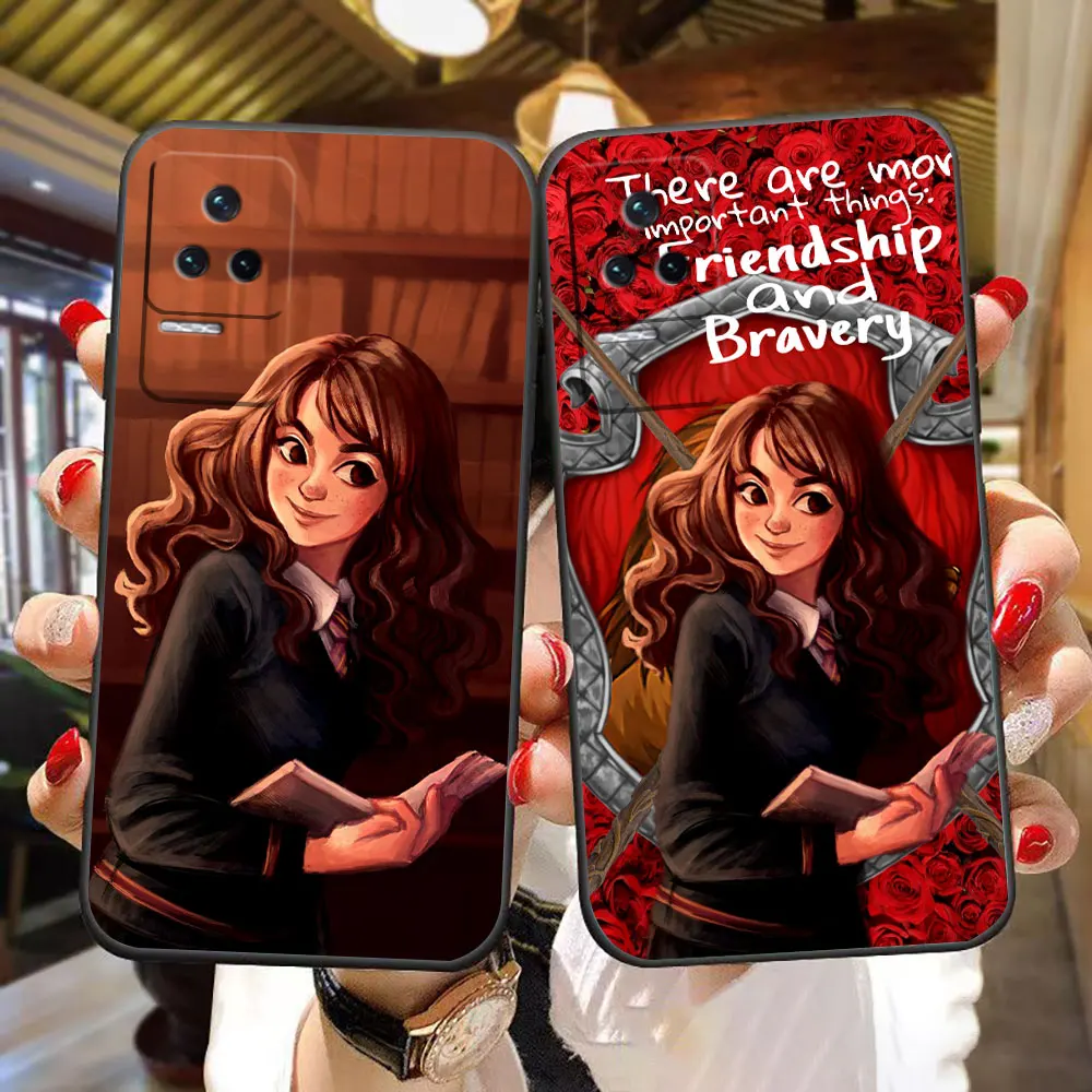 

Anime H-Hermione Luna Cover Phone Case For Redmi K60 K40 K30 14C 13C 12C 12 10 10C 9T 9C 9A 9 8 7 A1 A2 A3 A5 Pro TPU Case Shell