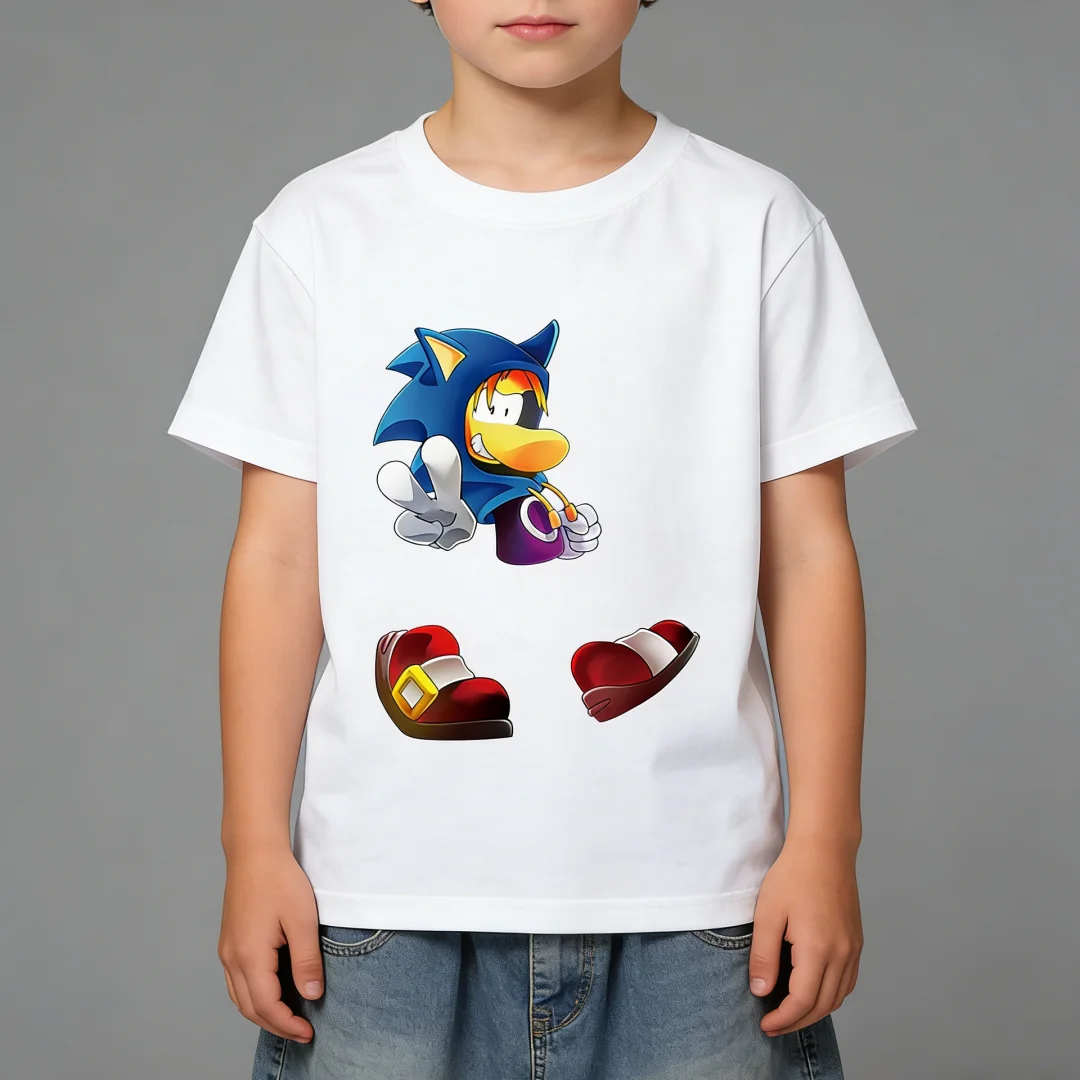 Camisetas gráficas de Rayman Legends Adventures para niños, camisetas de verano para hombres, mujeres, adultos, niños, niñas, camiseta de algodón para padres e hijos