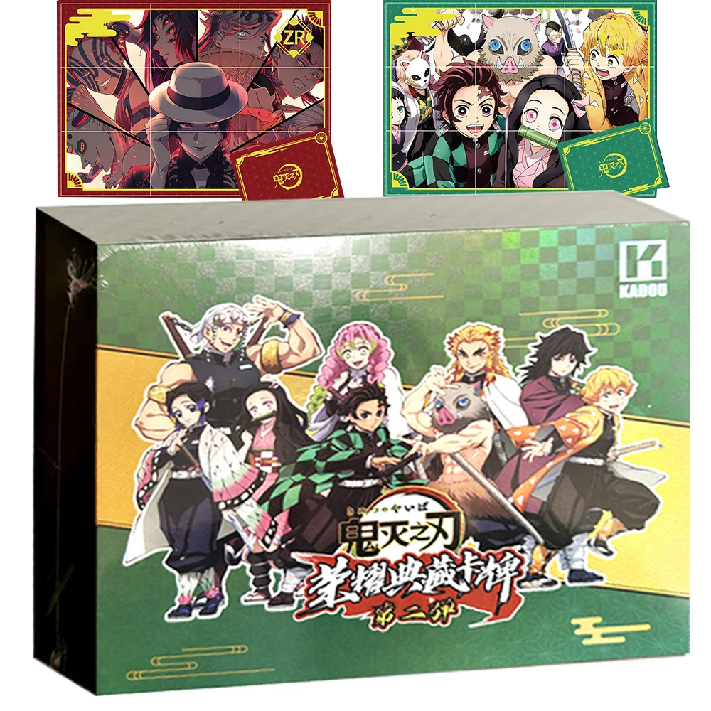 

Demon Slayer Card Anime Figure Kamado Nezuko Tanjirou Character Rare Limited Edition Exquisite Collection Card Children Toy Gift