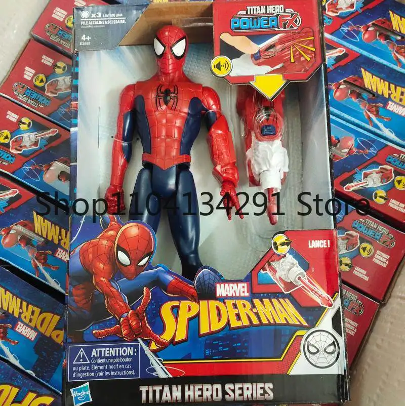 

Оригинальные игрушки Hasbro: Железный человек, Капитан Марвел, Черная Пантера и Человек-паук, фигурки и говорящие фигурки с голосовым управлением.