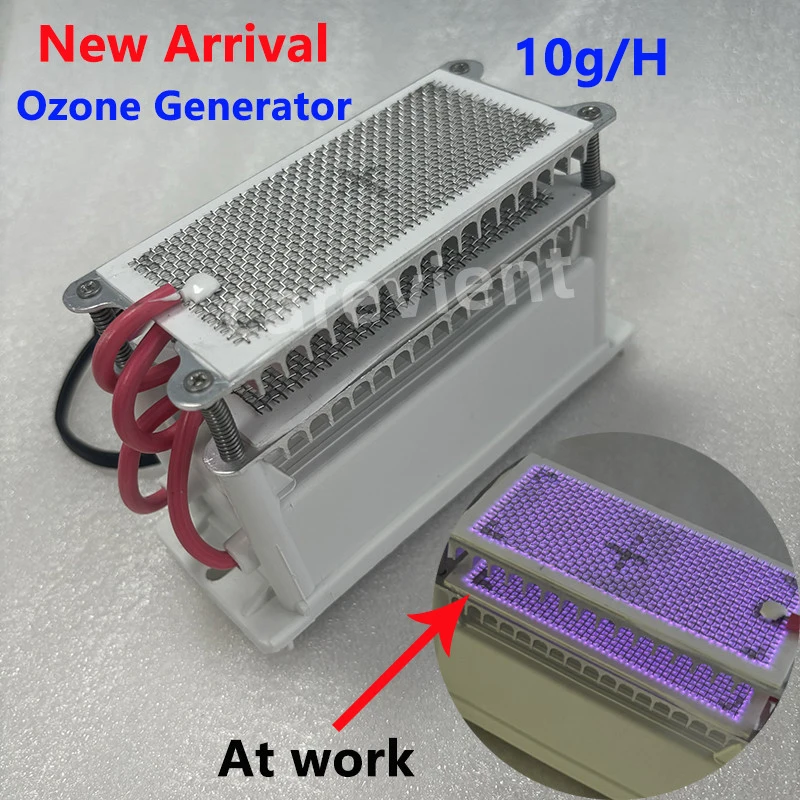 Générateur d\'ozone portable pour la maison, nettoyeur d\'air, Ologging, supporter ficateur, élimine les odeurs, bricolage, O3 Ozono, 2024 V, 10g,