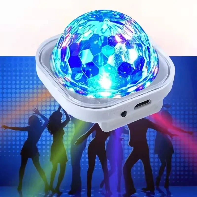 Mini Smurf RGB Light Wearable Watch Colorful Sound Control Childrens Toys Projection Disco Stage Lights Ambient Lamp For KTV Bar view 5
