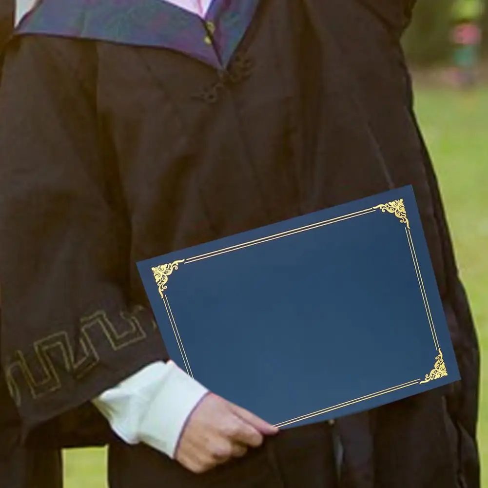 Certificate Storage Case Elegant Certificate Covers for School Business Graduation Protect Showcase Diploma Award Documents