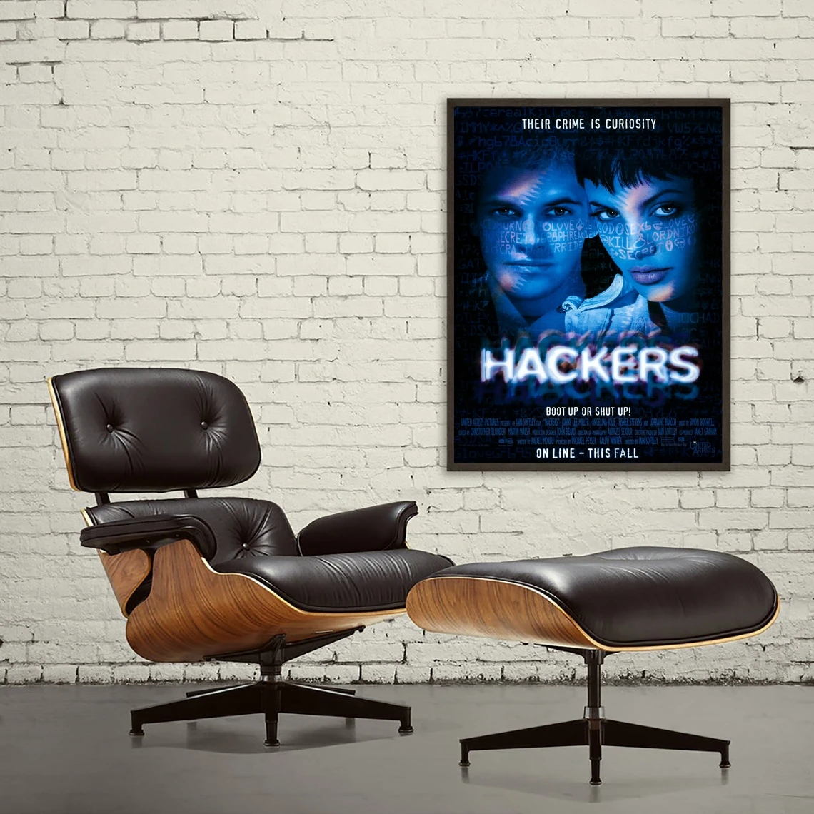 Hackers Movie Poster HD Printable Canvas Art Print Home Decor Wall Painting ( No Frame )