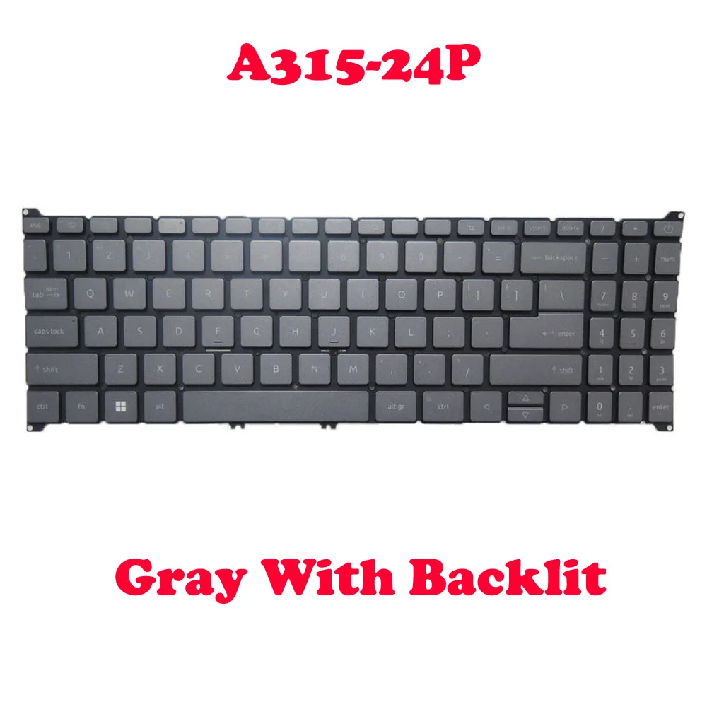 Laptop Backlit Keyboard For ACER Aspire 3 A315-24PT A315-24P A315-59 A315-59G A3D15-71GM A315-44P A515-48M 51M A515-47 English